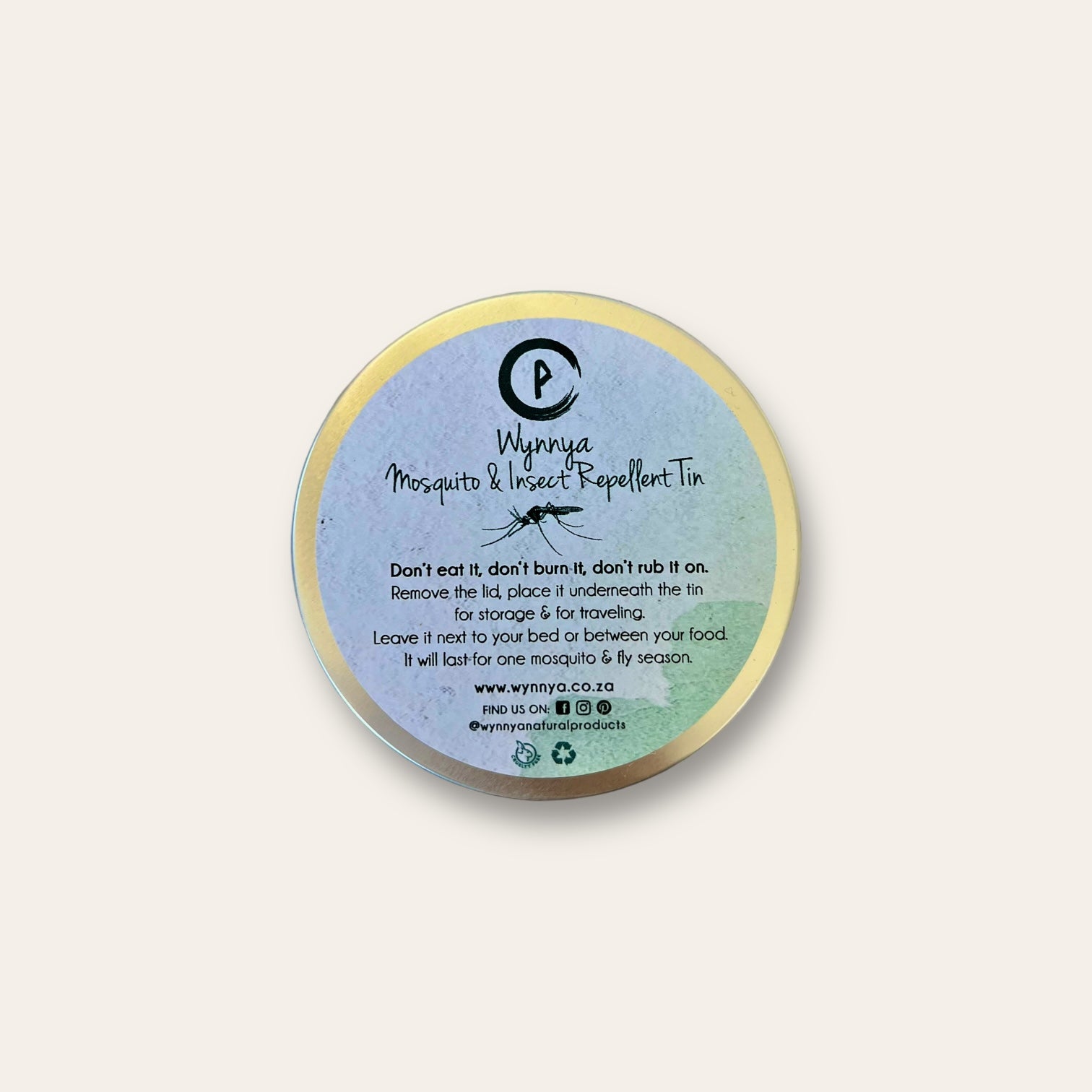 Mosquito & Insect Repellent Aluminium Tin 100g