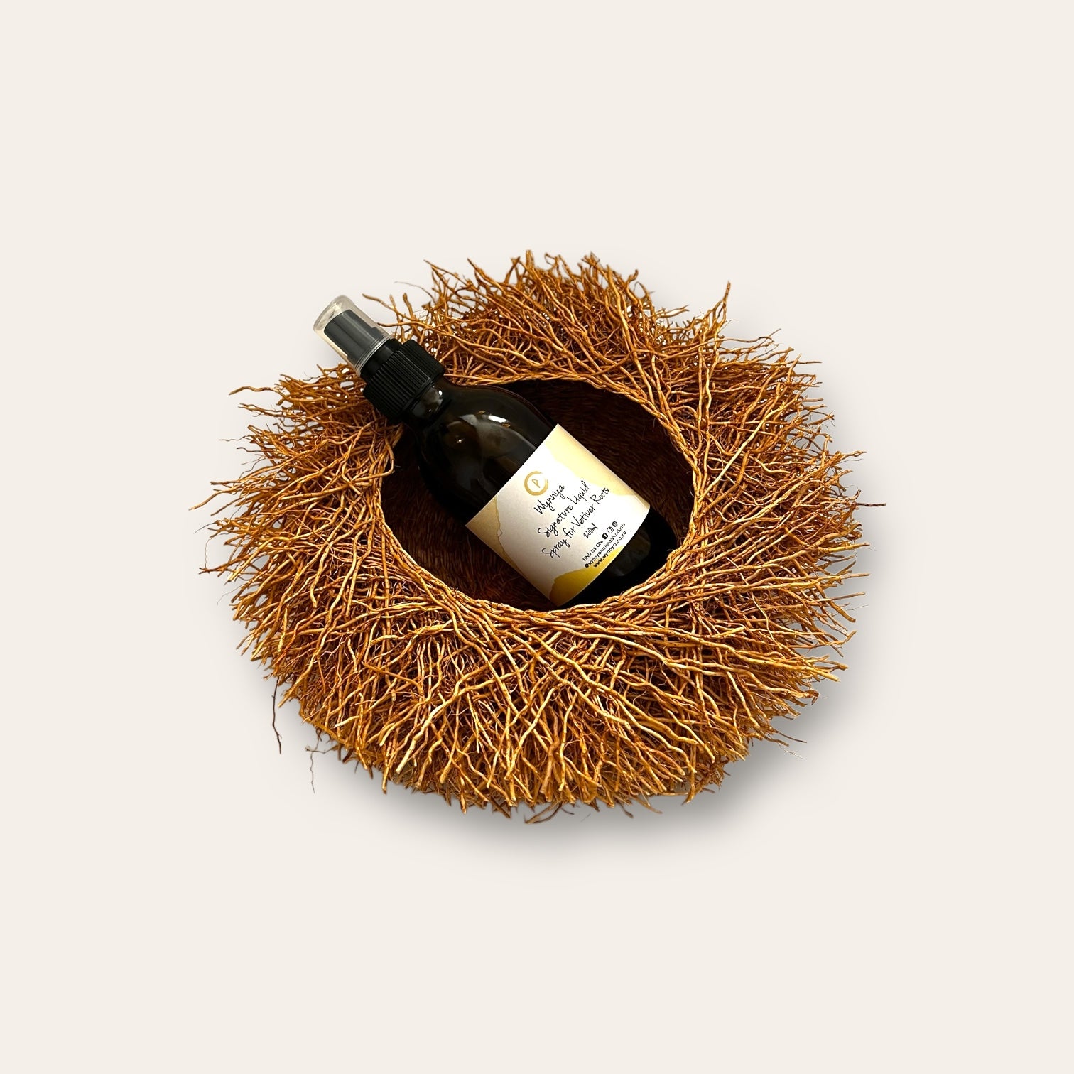 Natural Fishmoth Repellent Vetiver Root Basket & Spray 200ml